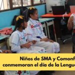 Niños y niñas de SMA y Comonfort cantan y recitan en nahúatl y hñähñu en el Día Internacional de la Lengua Materna