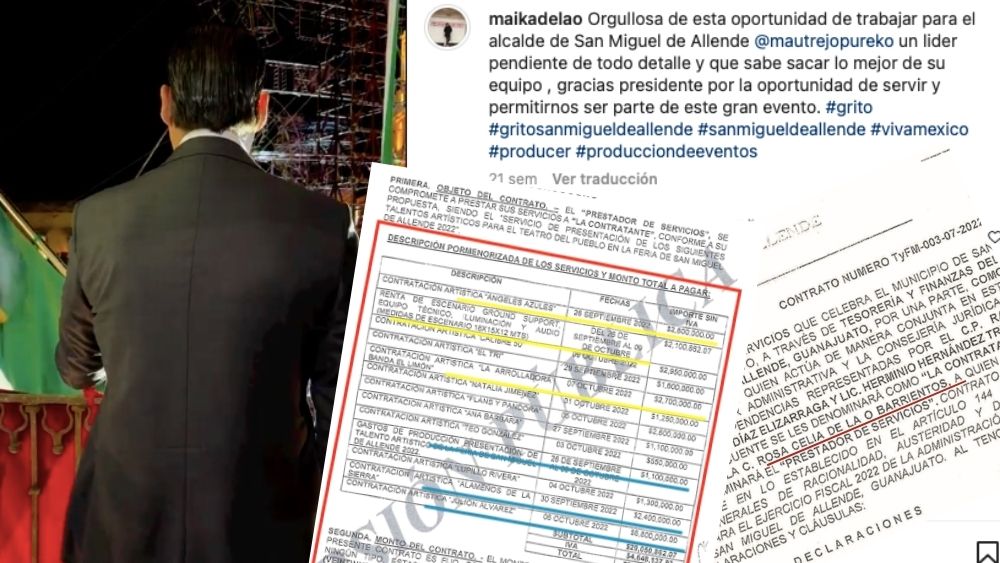 Alcalde de San Miguel de Allende beneficia a su paisana con contrato de $34 millones por Feria; no hubo concurso ni licitación