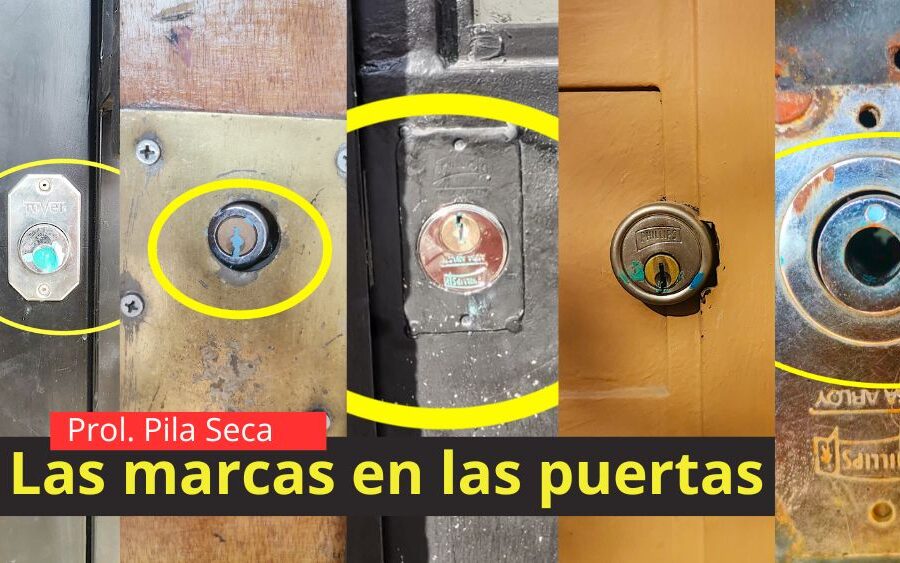Marcan con plastilina las chapas de las puertas en Prolongación Pila Seca en San Miguel de Allende