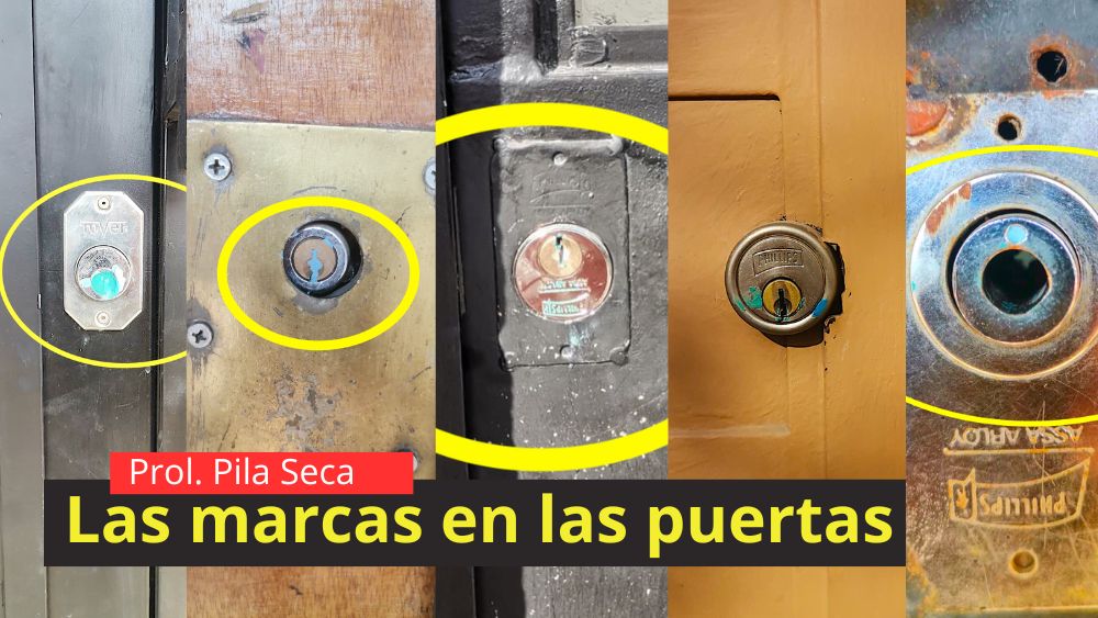 Marcan con plastilina las chapas de las puertas en Prolongación Pila Seca en San Miguel de Allende