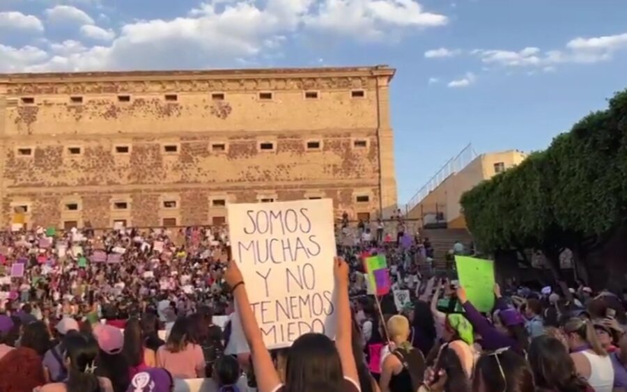 Así fueron las protestas feministas el 8 de marzo en ciudades de Guanajuato y de la República Mexicana