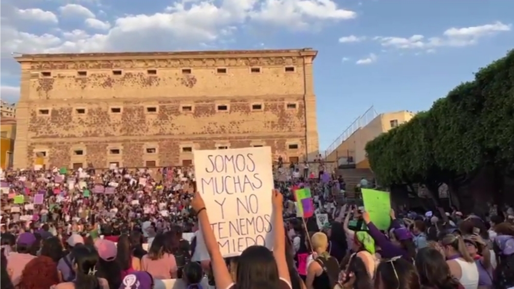 Así fueron las protestas feministas el 8 de marzo en ciudades de Guanajuato y de la República Mexicana