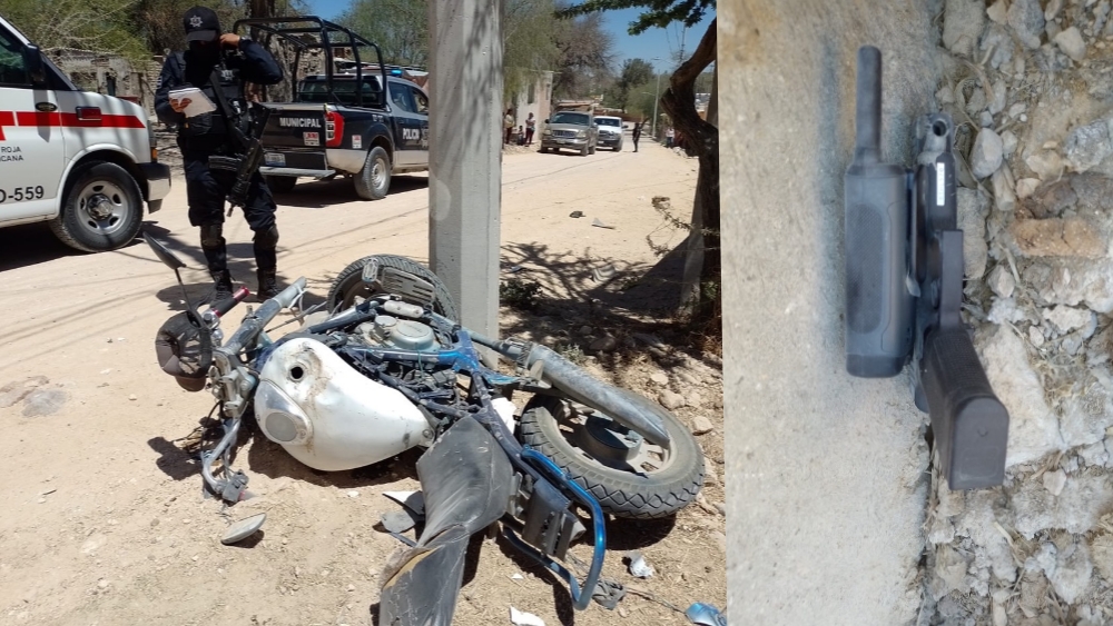 Vecinos ayudan a detener a ladrones que robaron  una moto en la comunidad de Cruz del Palmar