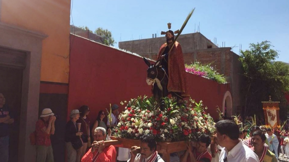 Con domingo de ramos inicia programa de Semana Santa 2023 de la Parroquia de San Miguel Arcángel