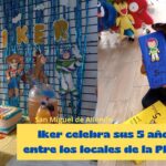 Iker celebra su cumple número 5 en el trabajo de su mami y su abue: La Plaza Guadalupe