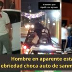 Organizador de torneos de golf de CDMX choca auto de samiguelense, lo sigue y Policía arresta a afectado
