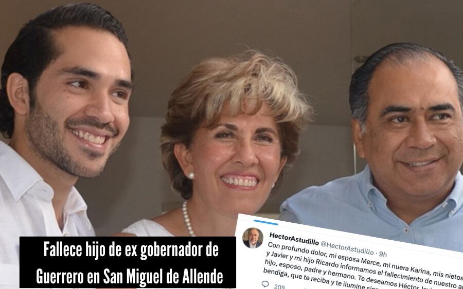 En San Miguel de Allende, muere hijo de ex gobernador de Guerrero, Héctor Astudillo