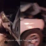 Choque frontal en la carretera SMA – Guanajuato pasando el Vado la noche del lunes deja 4 lesionados
