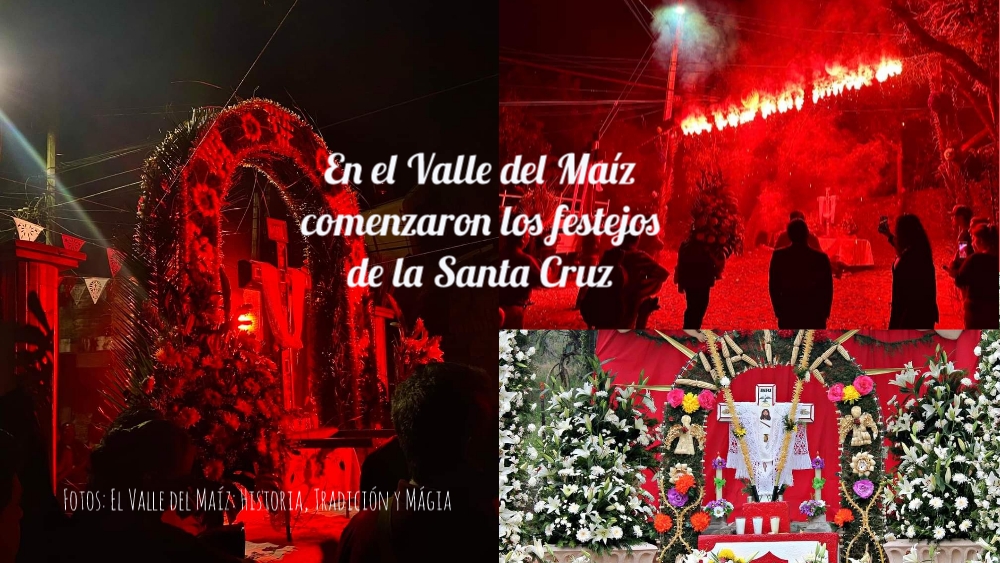 Con quema de fuegos pirotécnicos y danzas en ‘El Valle’ iniciaron los festejos de la Santa Cruz
