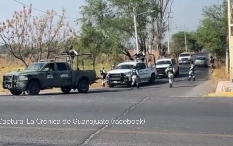 Tras supuesta agresión a policías de Celaya en la autopista a Juventino Rosas, despliegan fuerte operativo en la zona
