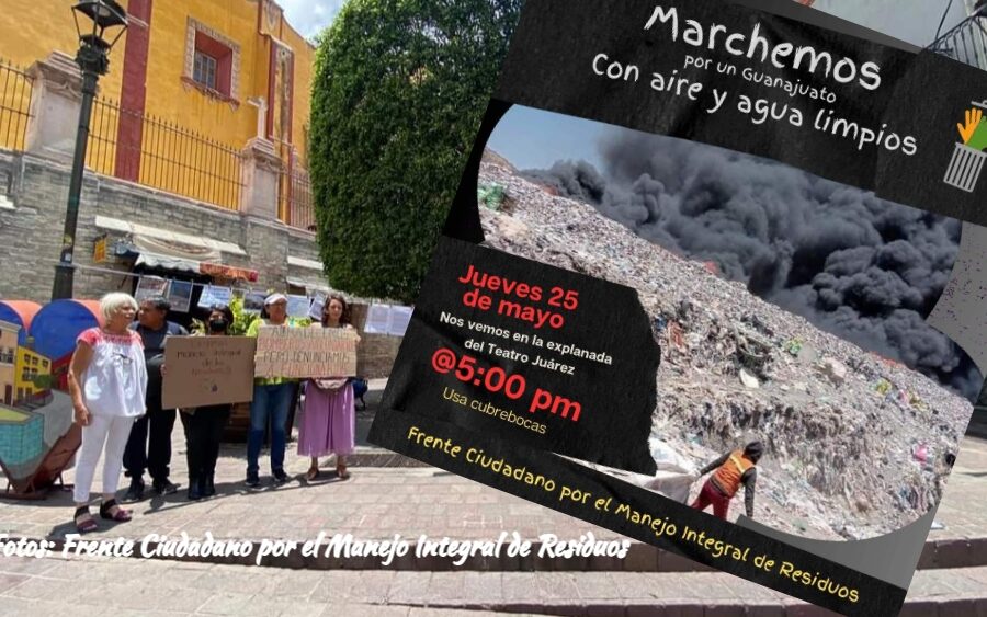 «Por un Guanajuato con aire y agua limpios», en la Capital llevarán a cabo una marcha este jueves