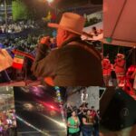 Los Leones de la Sierra de Xichú amenizaron las fiestas del Valle del Maíz este jueves en la noche