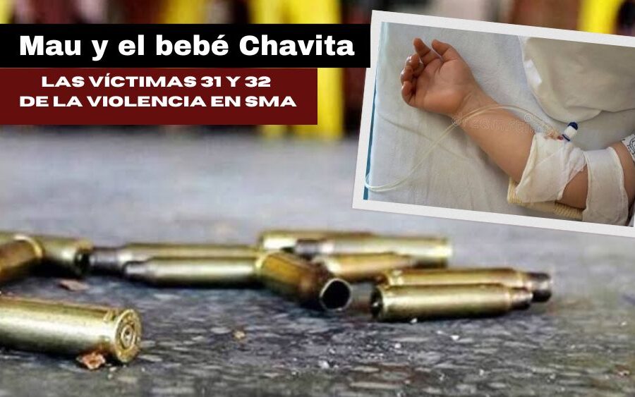 El bebé Chavita y Mauricio, las 2 víctimas de las balas en San Miguel de Allende