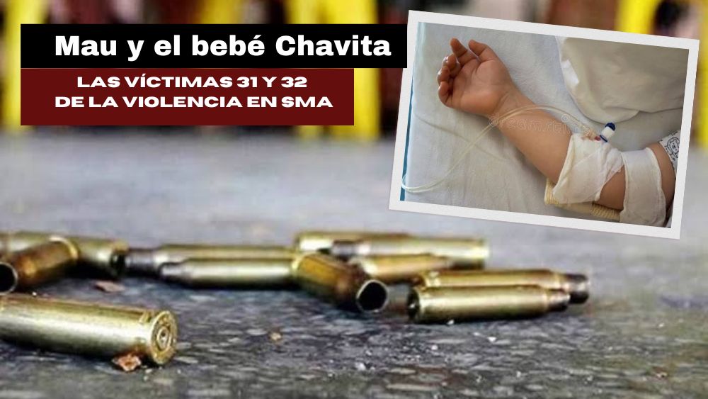 El bebé Chavita y Mauricio, las 2 víctimas de las balas en San Miguel de Allende