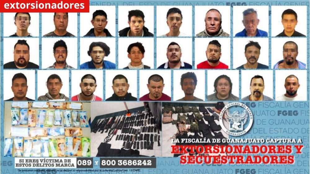 Detienen a secuestradores y extorsionadores; operaban en San Miguel de Allende y otros municipios