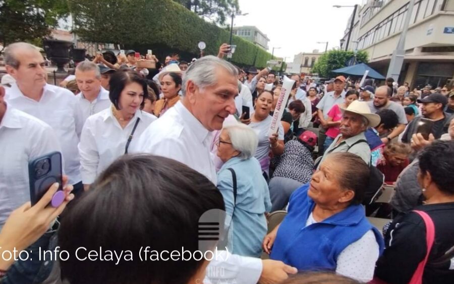 Masivo encuentro de Adan Augusto López en Celaya este jueves; reunió a 3 mil asistentes