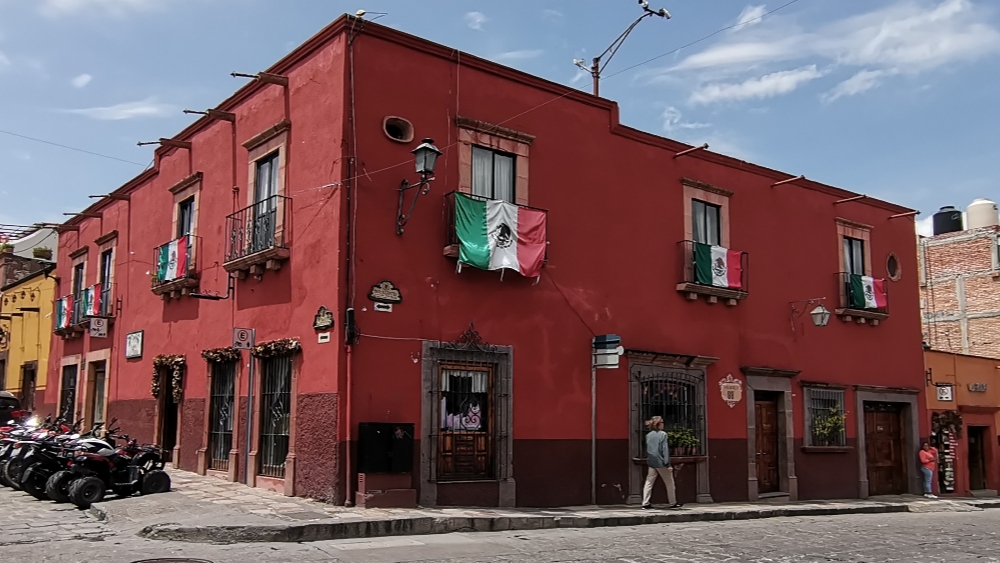 A pocos días de la llegada del mes patrio, Septiembre, San Miguel de Allende ya se viste tricolor