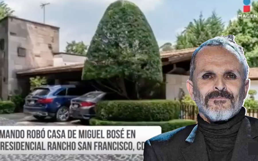 Ladrones irrumpen en casa del cantante Miguel Bosé en CDMX; amarran a él y sus hijos y se llevan hasta el coche