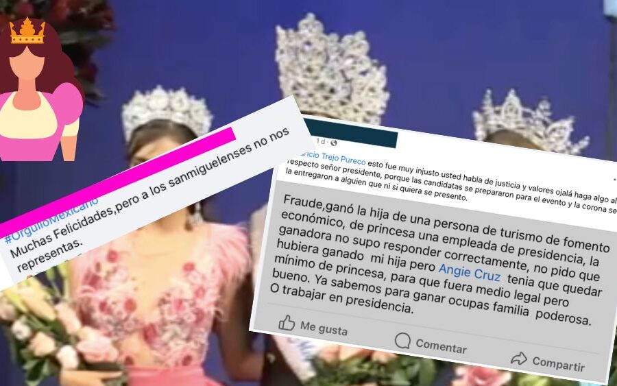 Tunden en redes elección ‘a modo’ de reinas de Fiestas Patrias en San Miguel de Allende