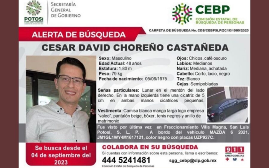 Encuentran en Celaya auto de empresario potosino que desapareció el 4 de septiembre.