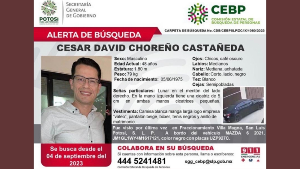 Encuentran en Celaya auto de empresario potosino que desapareció el 4 de septiembre.