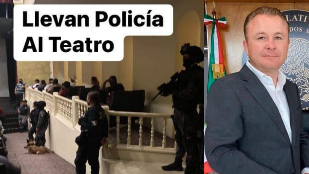 Diputado Villarreal opina sobre hechos en el Teatro Ángela Peralta: «Este gobierno se caracteriza por irse en contra de los que no le caen bien», dice