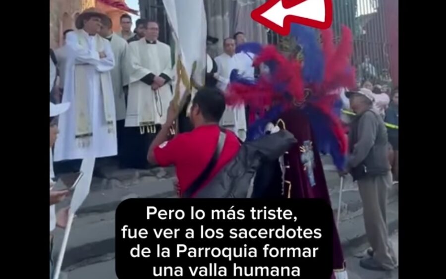 ‘A la casa de Dios no se le niega la entrada a nadie’: dice la Diócesis sobre lo ocurrido con danzas en entrada de Xúchiles en San Miguel de Allend