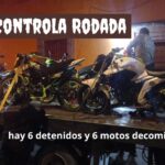(VIDEO) Rodada de motociclistas se sale de control; detienen a 6 conductores y decomisan sus ‘naves’