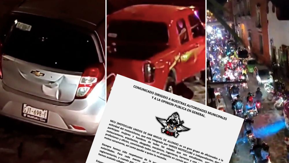 Motoclubs Unidos de San Miguel de Allende se deslinda de evento de motociclistas irresponsables
