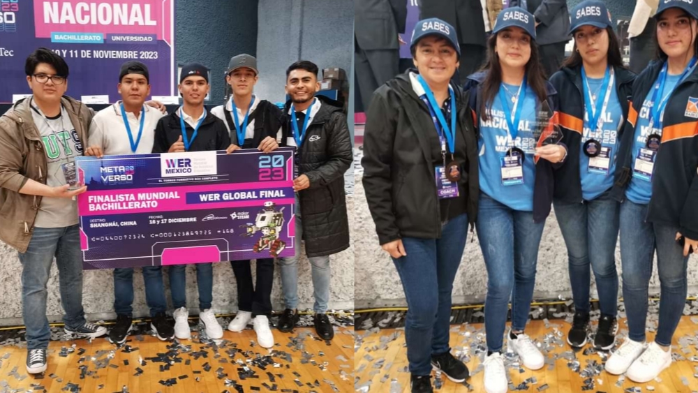 Estudiantes guanajuatenses ganan primeros lugares de torneo de robótica y se van a China