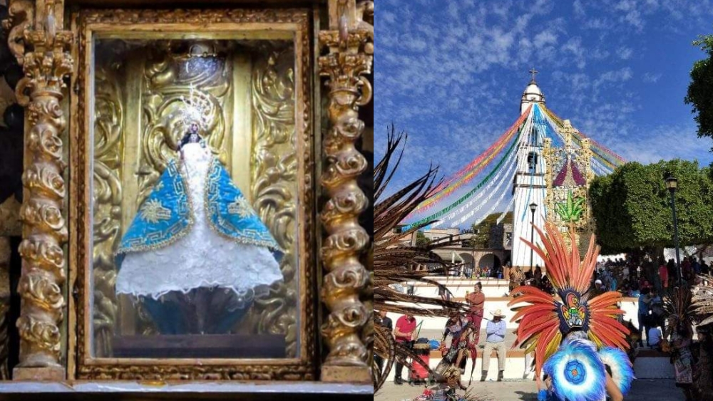 Con bonitas danzas homenajean a la Virgen de Los Remedios en Comonfort