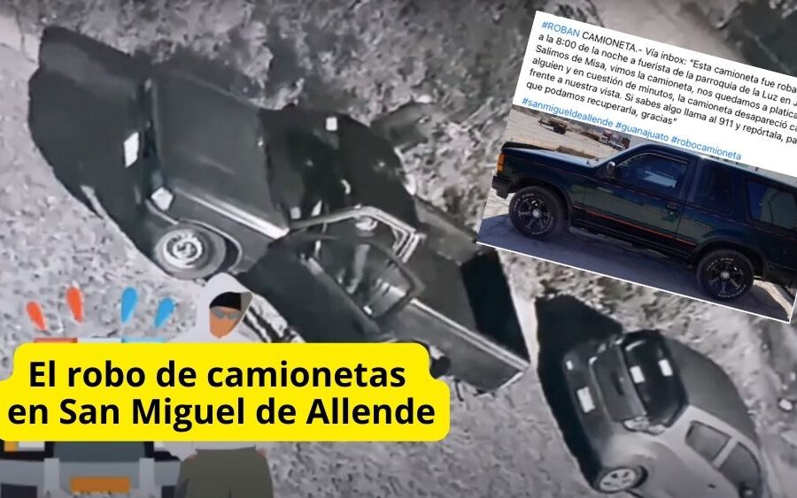 Oleada de robos de SUVs conmociona a vecinos en la zona alta de San Miguel de Allende