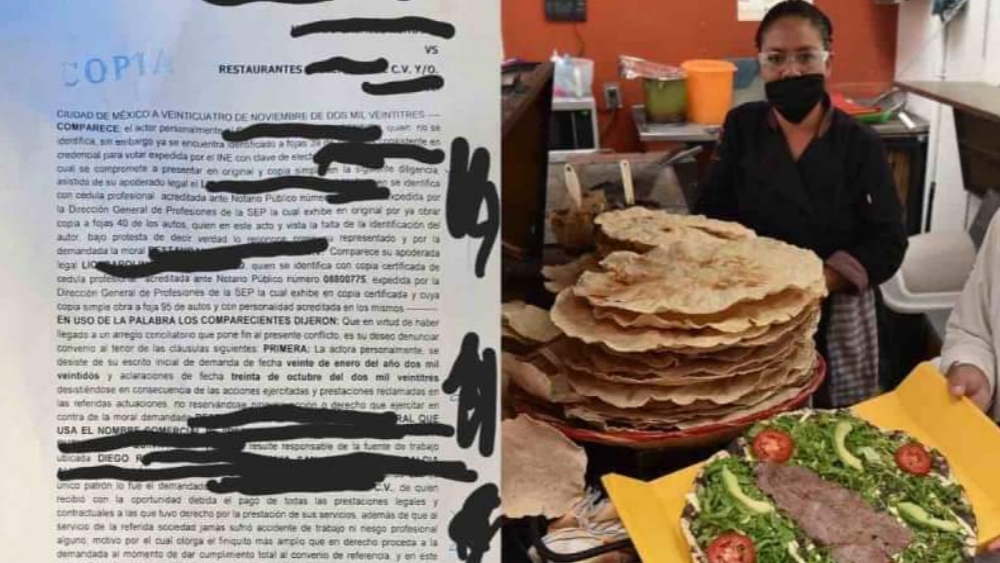 Restaurante despide a empleada por comerse a una tostada; ahora deberán pagarle 455 mil pesos