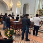Sepultan a los 11 jóvenes asesinados en la ex hacienda de San José del Carmen en Salvatierra