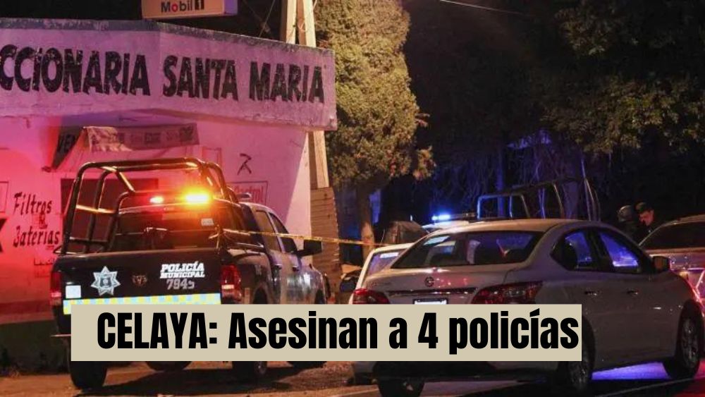Asesinan a Cuatro Policías Municipales en Emboscada Nocturna