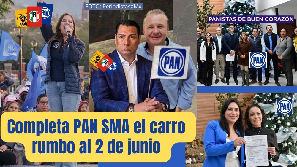 ¡LISTOS! PAN de San Miguel de Allende Completa su Cuadro para las Elecciones del 2 de Junio de 2024