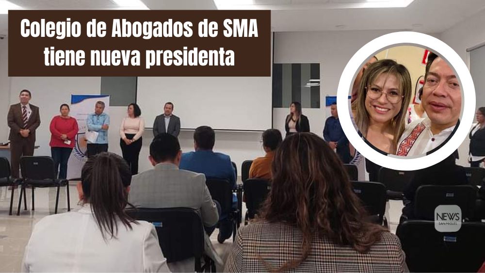 Colegio de Abogados de San Miguel de Allende tiene nuevo líder; eligen a nuevo presidente