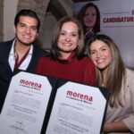 Alma Alcaraz recibió su constancia que la acredita como candidata oficial de MORENA a la gubernatura