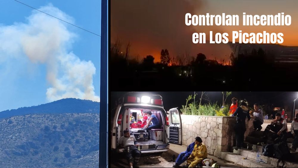 Cuerpos de emergencia de San Miguel de Allende controlan incendio forestal en Los Picachos