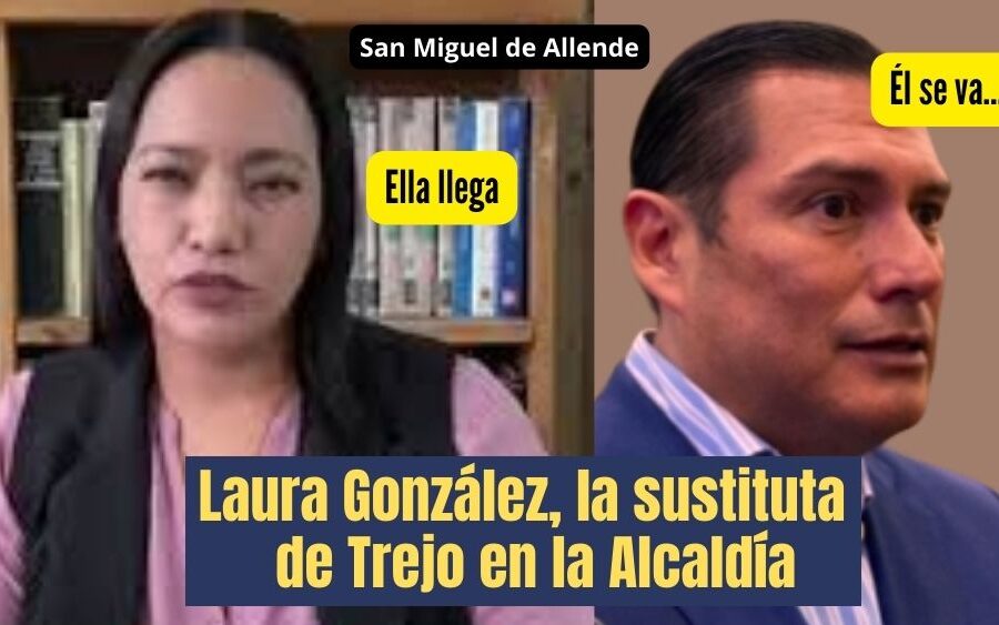 Laura González, la sustituta de la alcaldía de San Miguel de Allende cuando  Trejo quede fuera