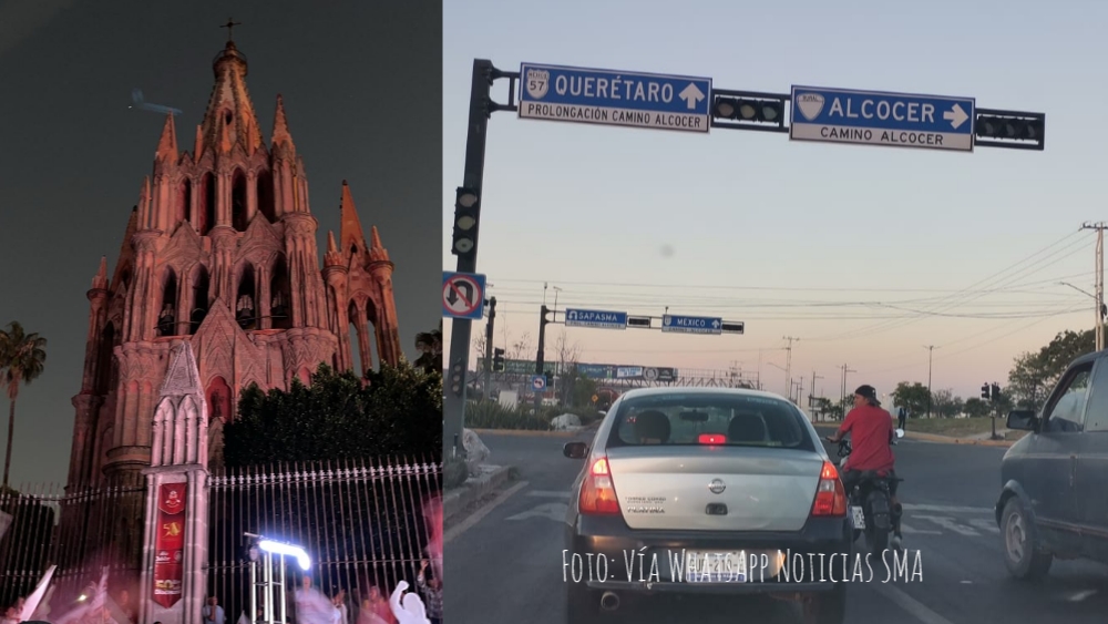 Reportan apagones en puntos de la ciudad de San Miguel de Allende