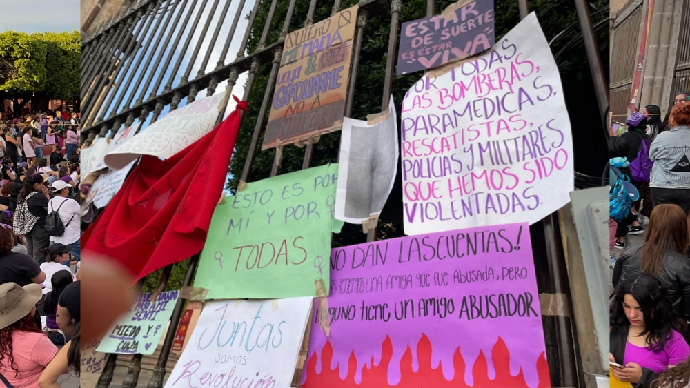 Mujeres de San Miguel de Allende exigen un alto a la violencia y acosos