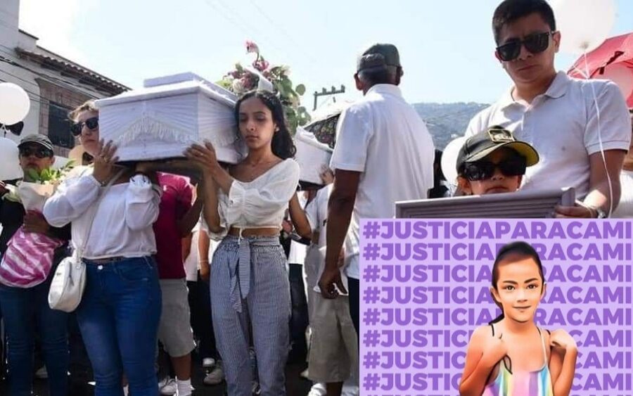 El viernes santo despidieron a Camila, la niña que fue secuestrada y asesinada en Taxco, Guerrero