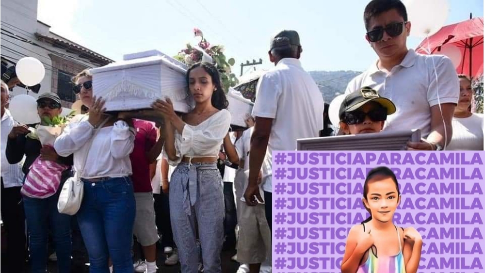 El viernes santo despidieron a Camila, la niña que fue secuestrada y asesinada en Taxco, Guerrero