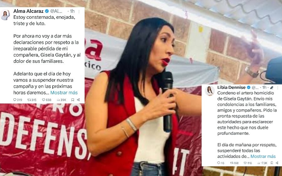 Candidatos y políticos lamentan y condenan asesinato de Gisela Gaytán