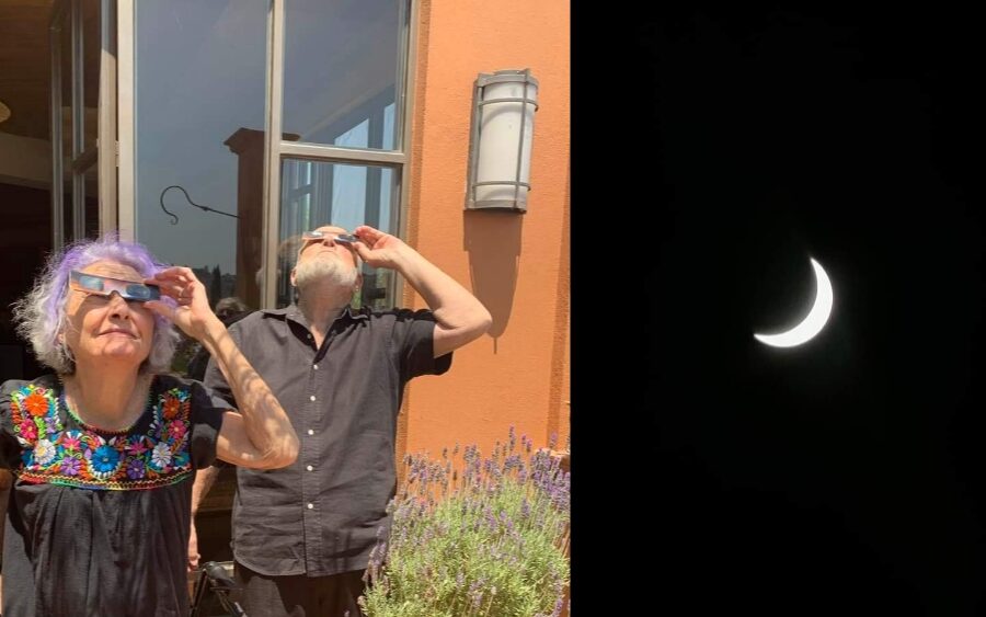 Así fue captado el eclipse de sol en San Miguel de Allende