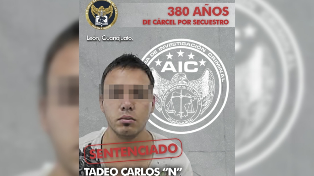Tadeo Carlos «N» fue sentenciado a 380 años por secuestrar y matar a 4 mujeres