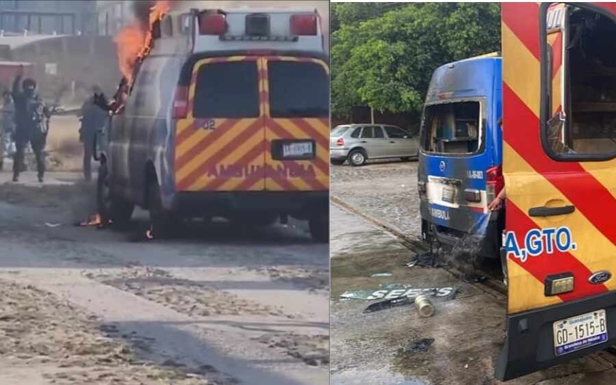 Atacan ambulancias privadas en Celaya; murieron dos paramédicos