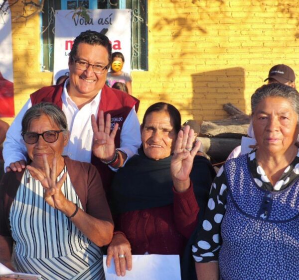 Osvaldo García visita comunidades de Cañajo, Puente del Carmen, Huizachal y Providencia de Sosnabar