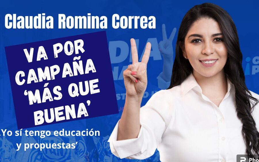 Claudia Romina va por campaña ‘más que buena’ para ganar: ‘yo si tengo educación y muchas propuestas’; va por la Diputación Local del distrito 9